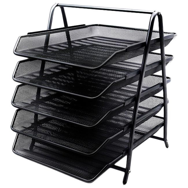 Polica za organizaciju dokumenata, Crna, Žičana