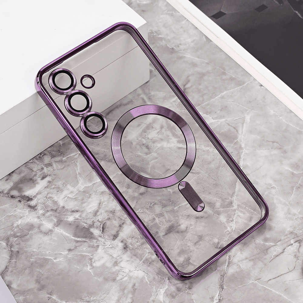 Maska za telefon Magsafe Lux za Samsung S721B Galaxy S24 FE, Ljubičasta