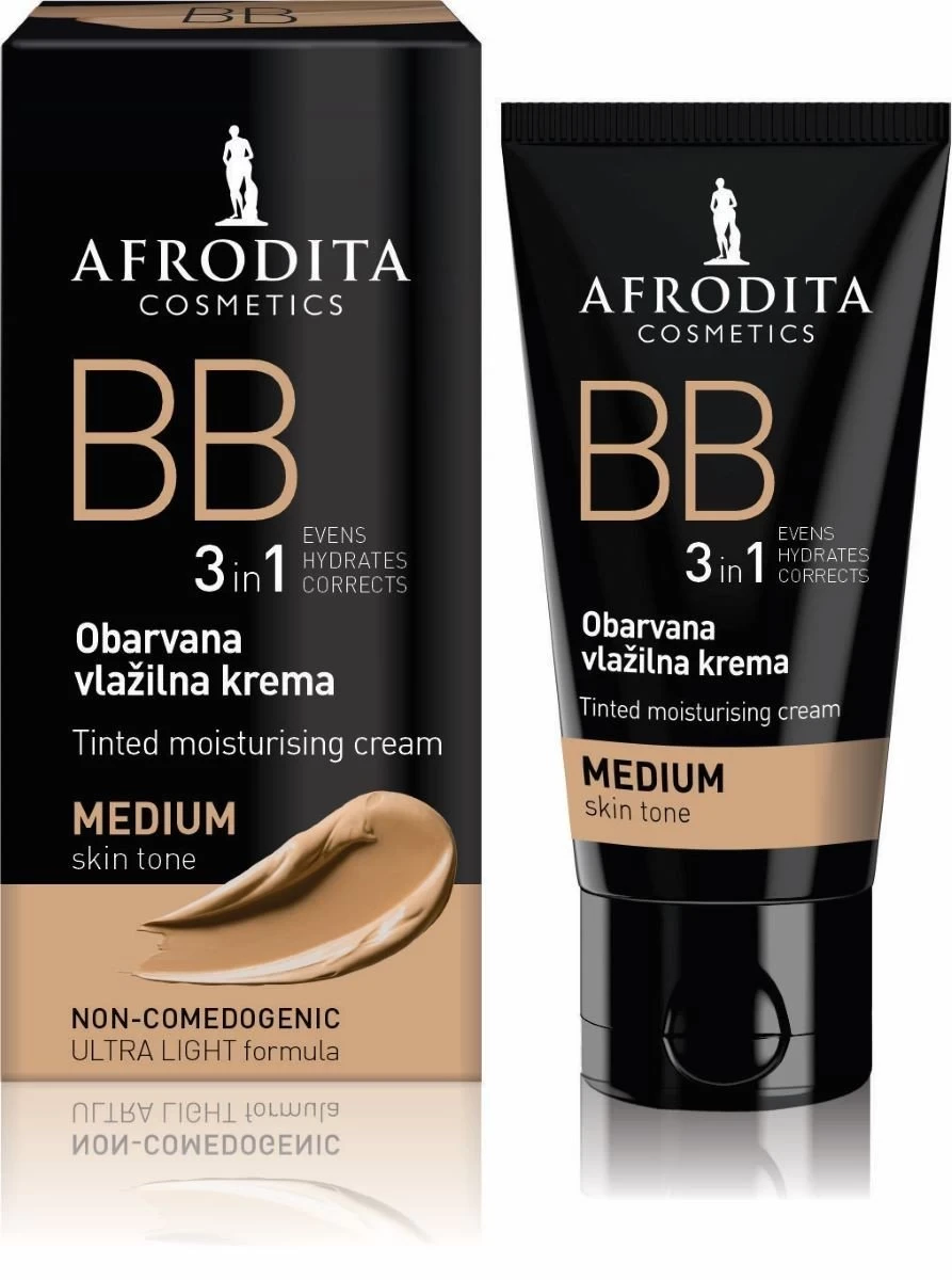 AFRODITA Tonirana hidratantna krema BB 3u1, Medium, 30ml
