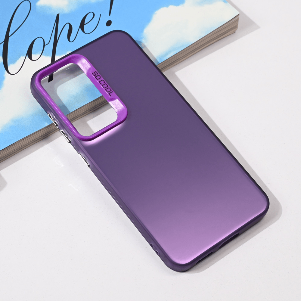 Maska za telefon Clear za Samsung S931B Galaxy S25, Ljubičasta