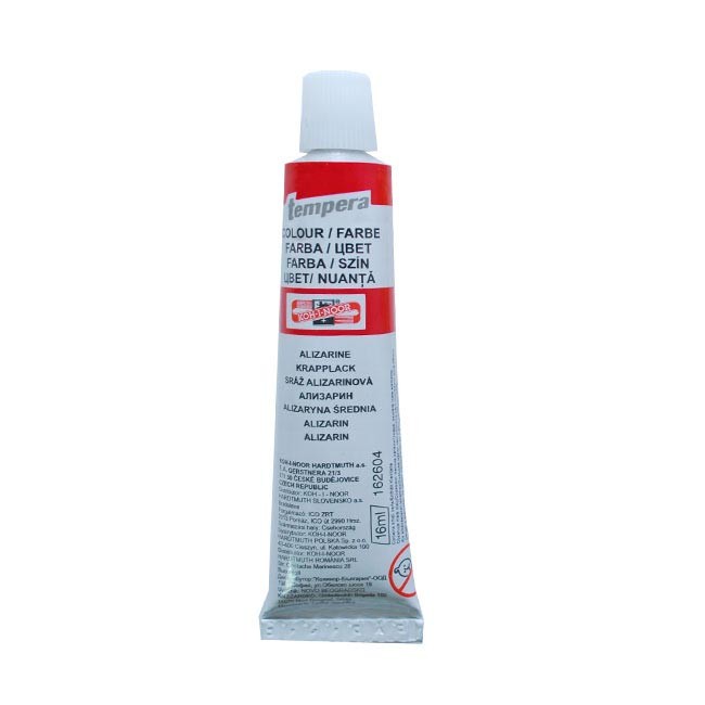 Kohinor Tempera, 16ml, Crvena