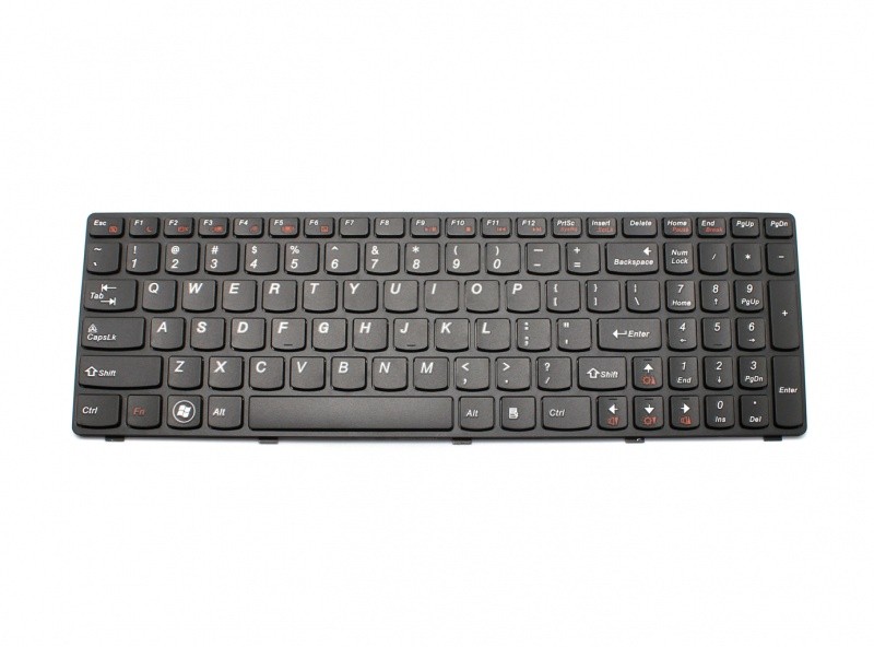 Tastatura za laptop Lenovo Ideapad G580, Crna
