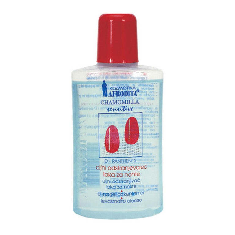 Afrodita Uljni odstranjivač laka za nokte Chamomilla Sensitive, 125ml