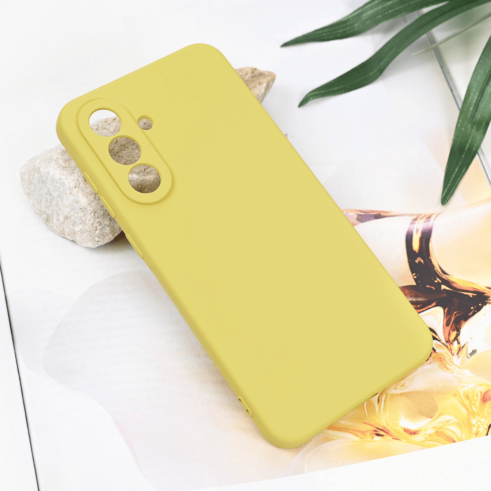 Teracell Maska za telefon Soft Velvet za Samsung A566B Galaxy A56 5G, Žuta
