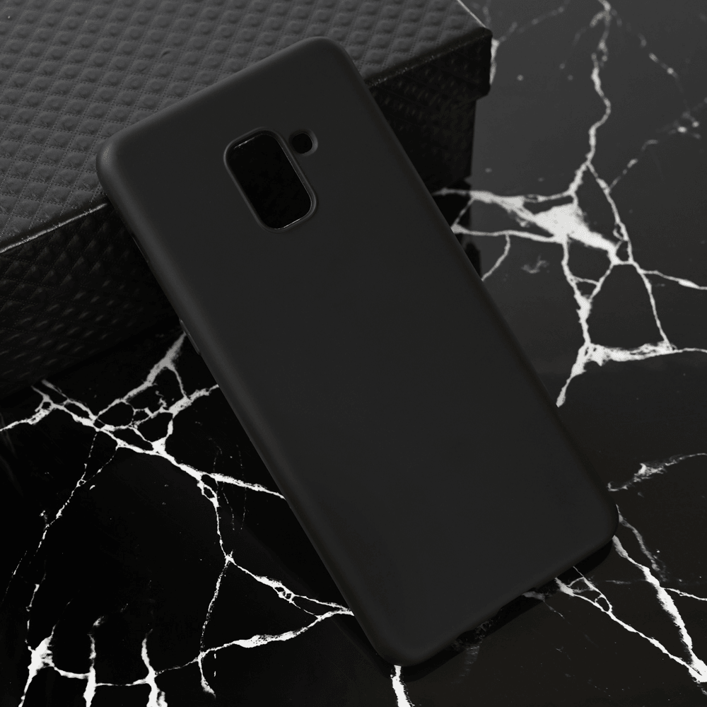 Teracell Maska za telefon Giulietta za Samsung A730F Galaxy A8 Plus 2018, Crna