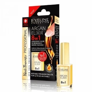 Eveline Lak za nokte 8u1 Argan Elixir, 12ml