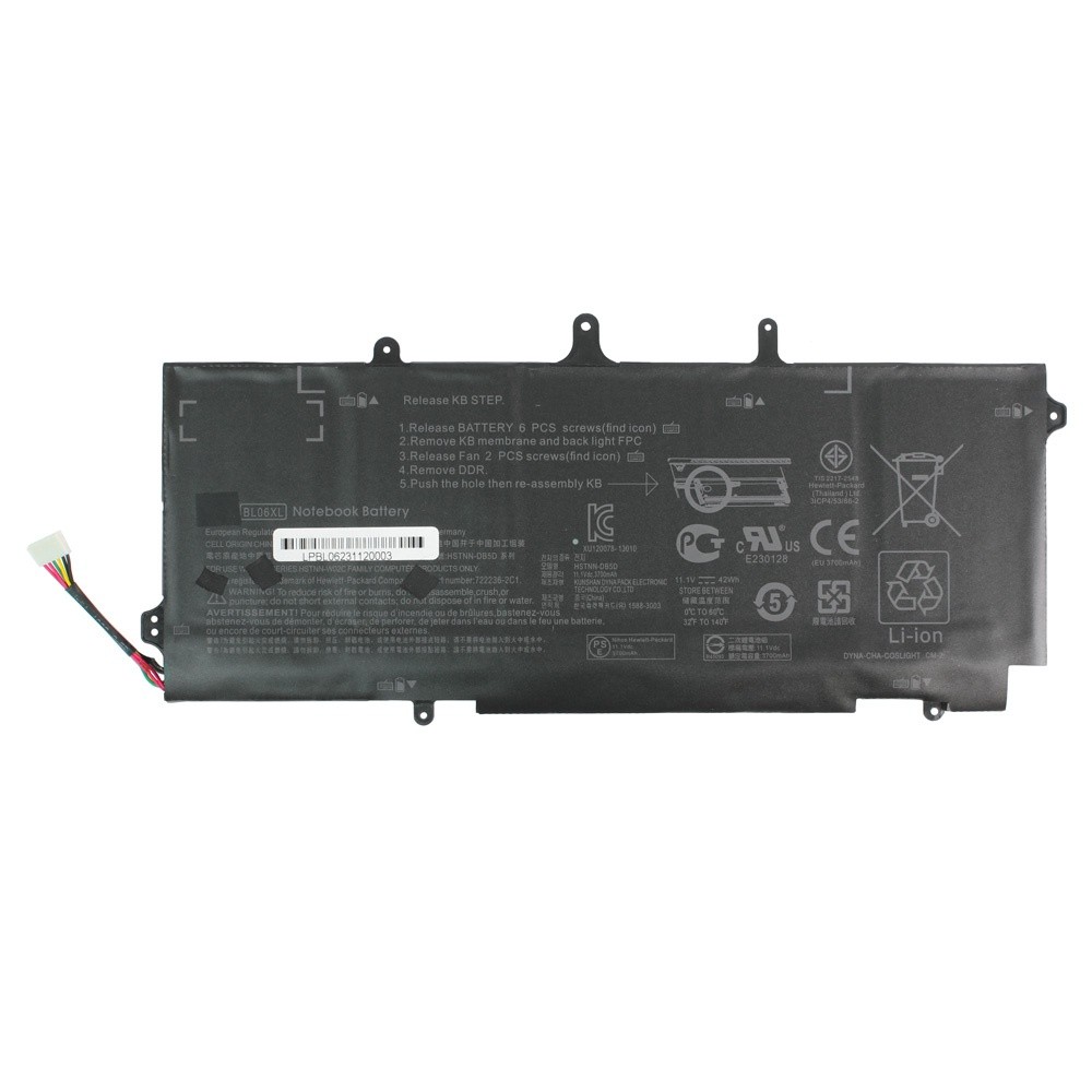 Baterija za laptop HP Elitebook Folio 1040 G1, G2, BL06, BL06XL, 11.1V, 3780mAh