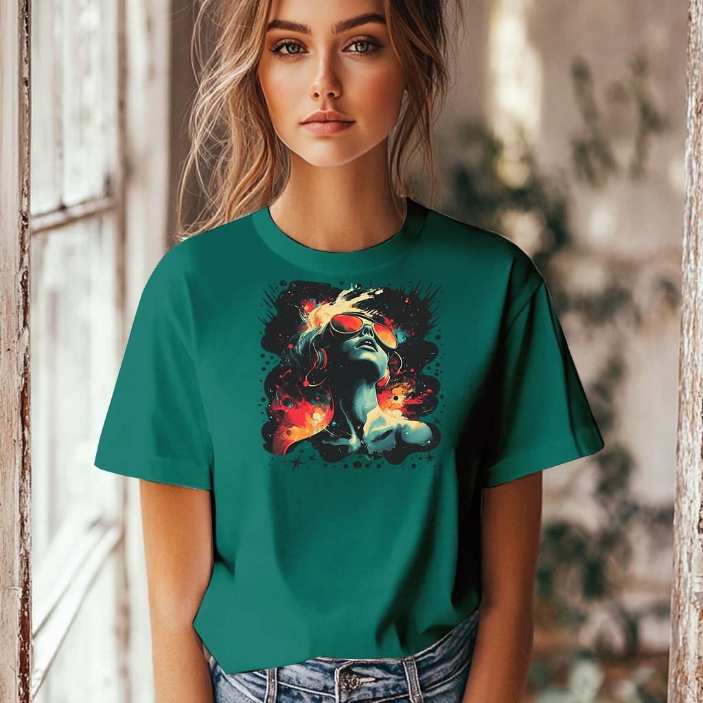 Camiseta Majica sa štampanim printom Cam 780, Ženska, Bambus