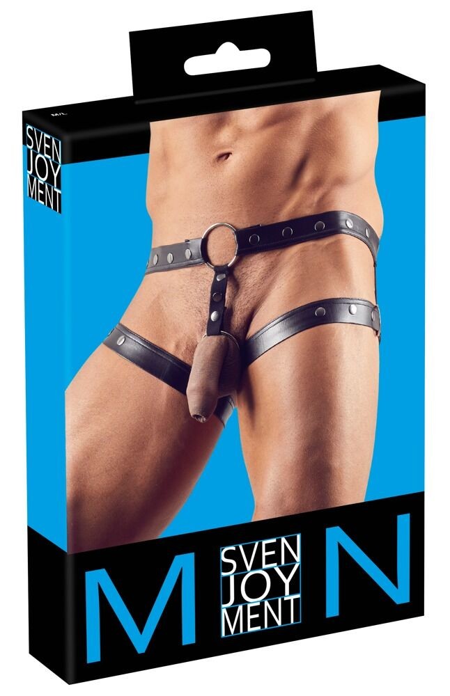 Svenjoyment Harness za penis, Crni