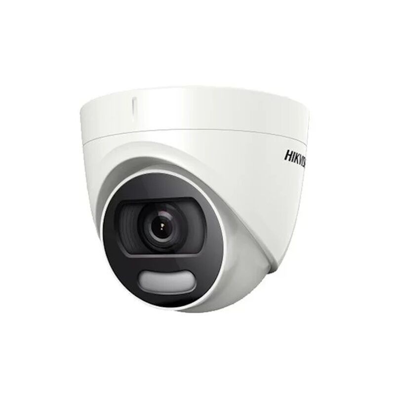 Hikvision Turret kamera DS-2CE72HFT-F28,  ColorVu tehnologija, 5MP, 2.8 mm, 4u1, Bela