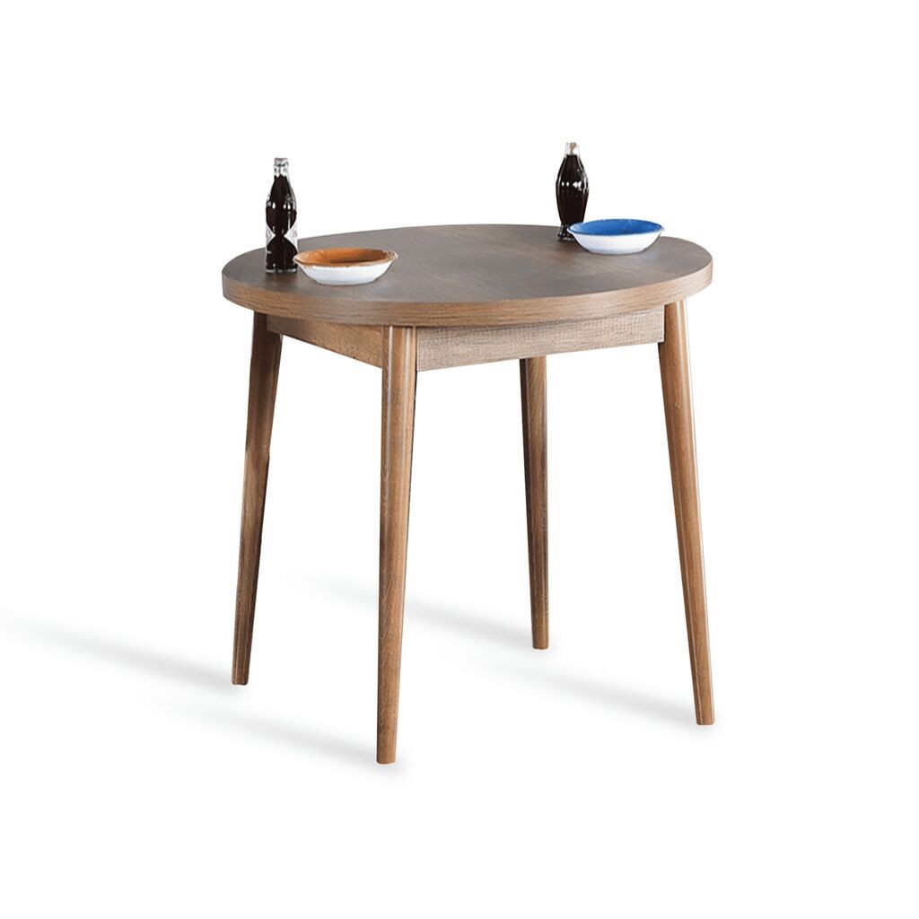 Hanah Home Trpezarijski sto Stil Barok, 90 cm, Orah