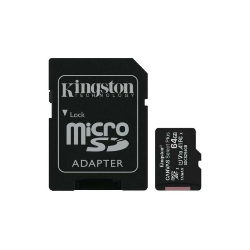 Kingston Memorijska kartica + adapter Micro SD, 64GB