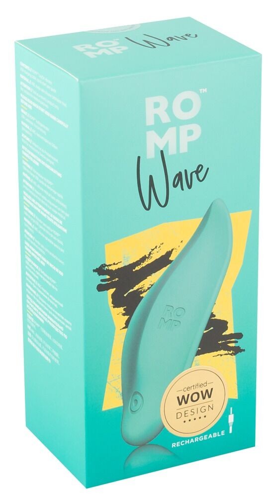 ROMP Vibrator Wave, 11.6cm, Plavi