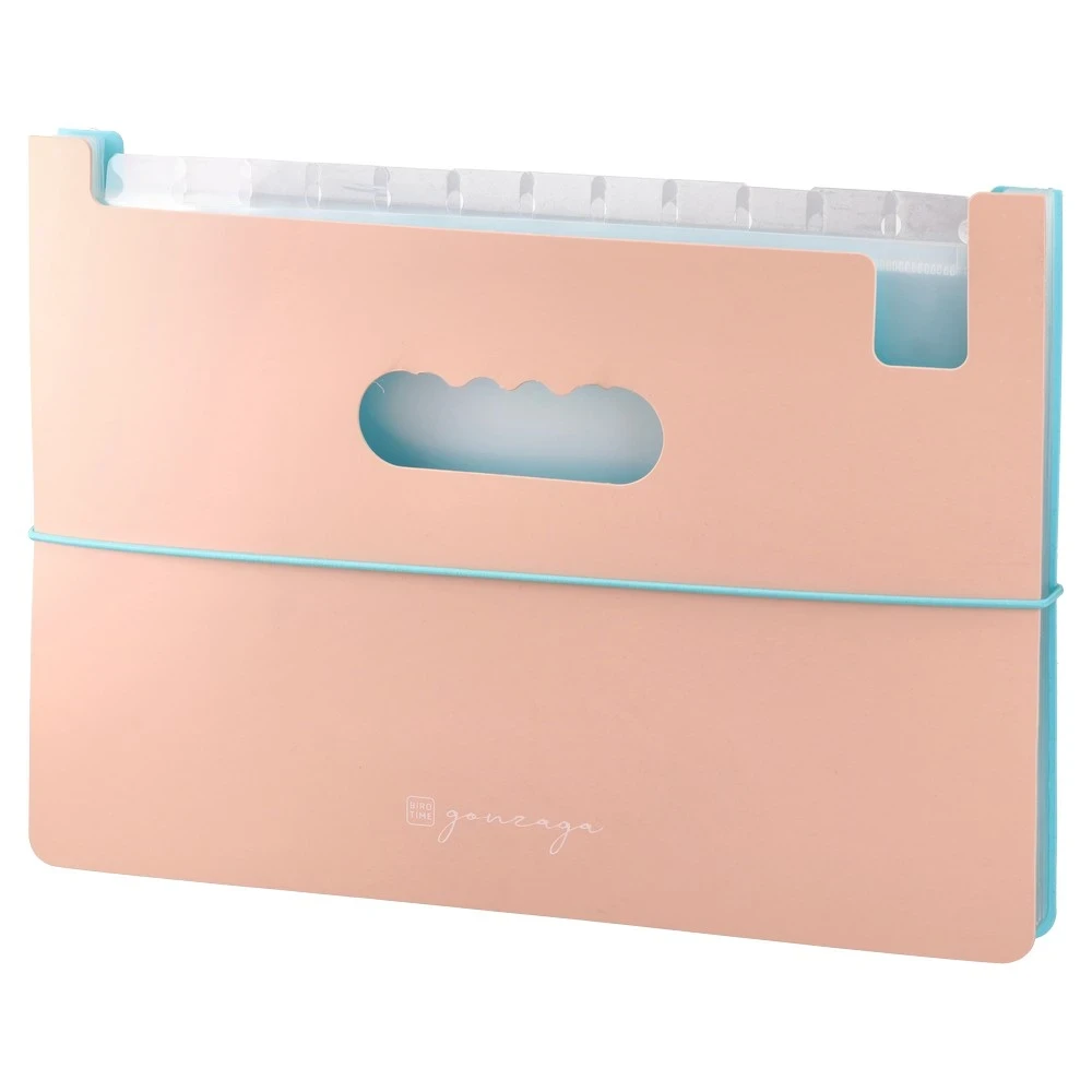 Biro Time Fascikla sa pregradama Gonzaga, A4, 13 pregrada, Roze