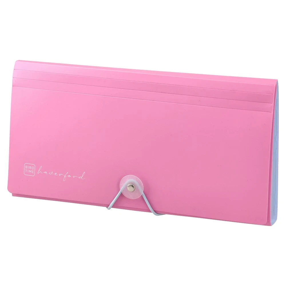 Biro Time Fascikla sa pregradama Haverford, 24x14cm, 13 pregrada, Roze