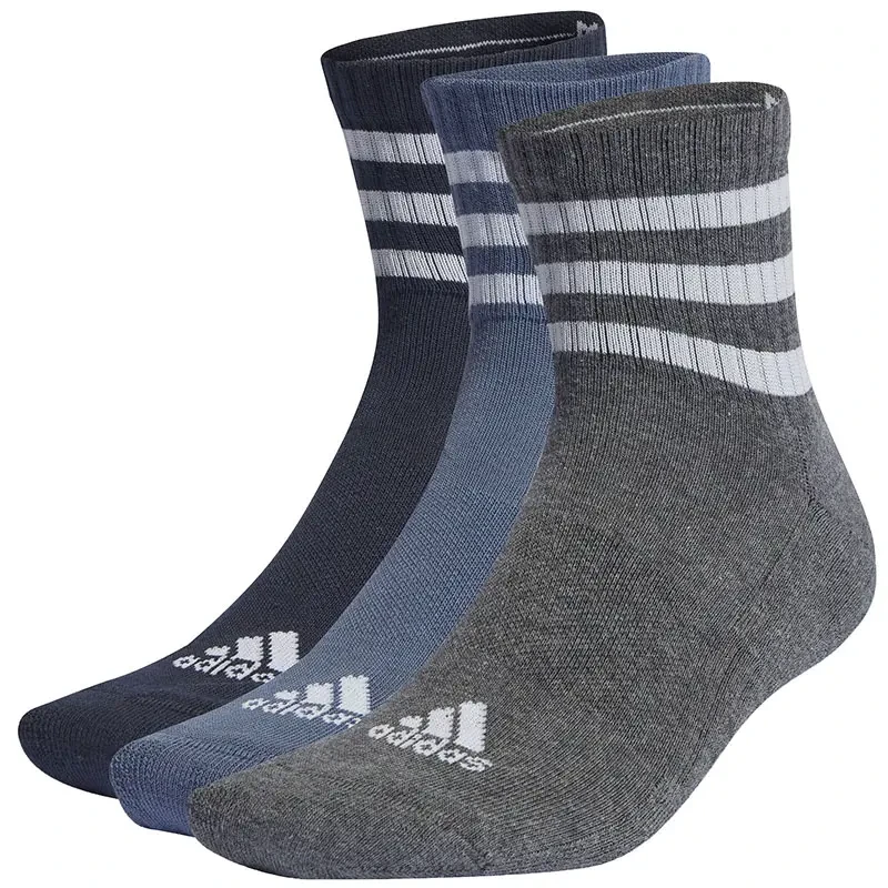 Adidas Čarape 3S C Spw Mid 3P, 3 Para, Sivo-Teget