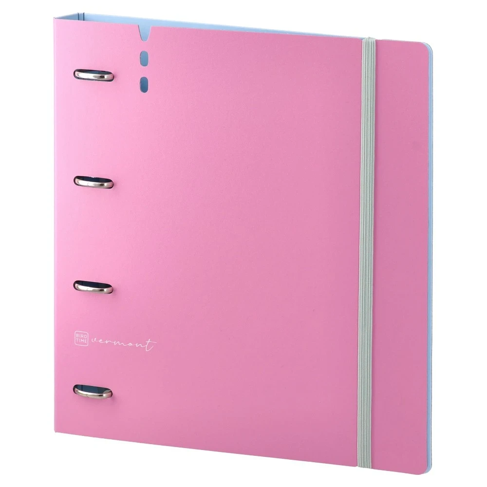 Biro Time Fascikla sa četiri prstena Vermont, 40mm, A4, Roze