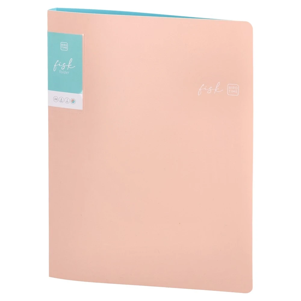 Biro Time Fascikla sa četiri prstena Fisk, 20mm, A4, Kajsija