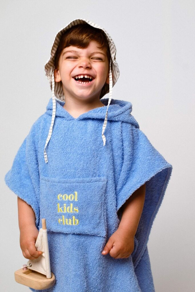 Doosya Pončo peškir za dečake, Plavi