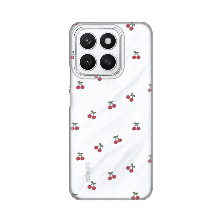 Silikonska maska za Honor X8c Print Skin Little Cherry