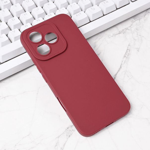 Silikonska maska za Honor 400 Lite Pro Camera, Bordo