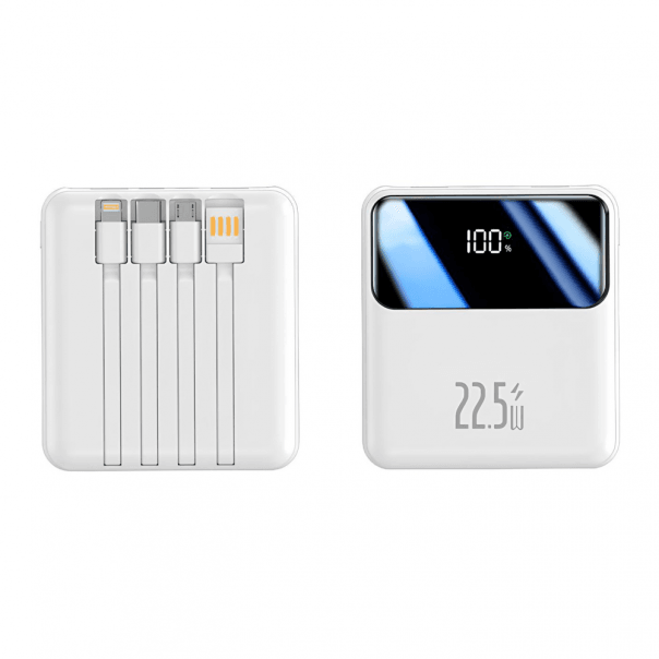 Prenosiva baterija Oxpower PDC10, 10000mAh, Bela