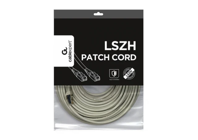 Gembird Mrežni kabl PP6A-LSZHCU-30M, SFTP, CAT.6A, Bakarni, LSZH, 30m