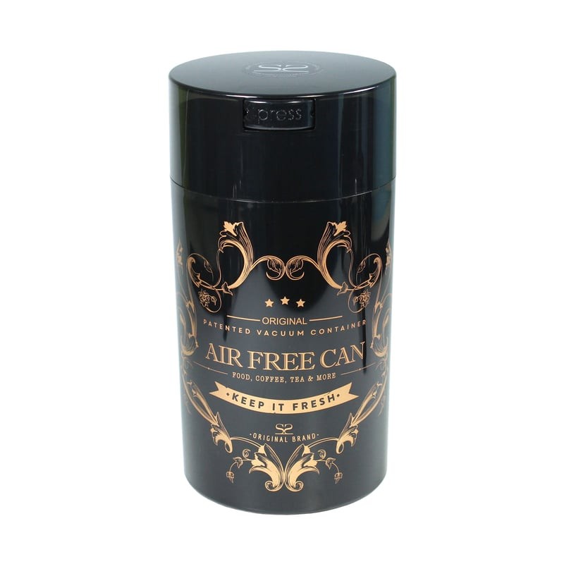 Vakuum posuda za čuvanje kafe i čaja, 250 g, Crna