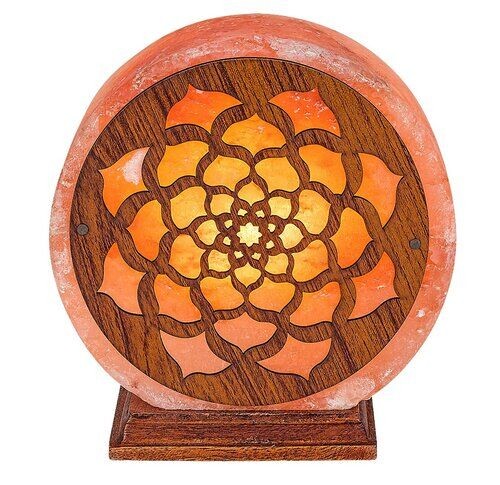 Rabalux Lampa od kamene soli Mandali E14, 17cm, Braon