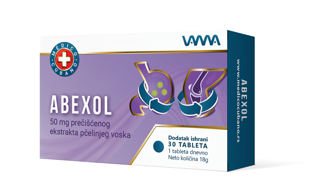 MEDICO CUBANO Abexol 50mg, 30 tableta