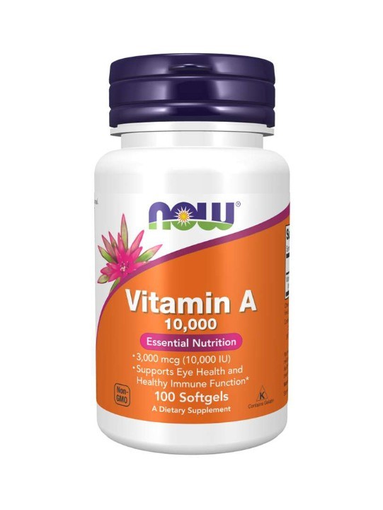 NOW  Vitamin A 10000ij, 100 kapsula