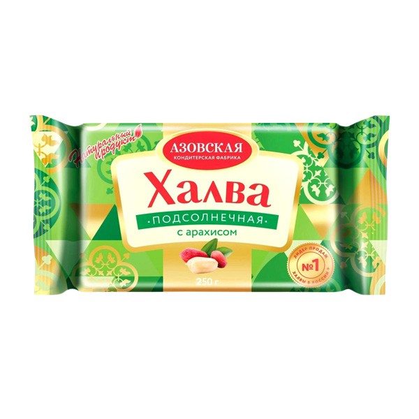 AZOVSKAYA Alva na bazi suncokreta sa kikirikijem, 250g