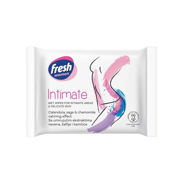 FRESH Vlažne maramice za intimnu negu ,20 komada