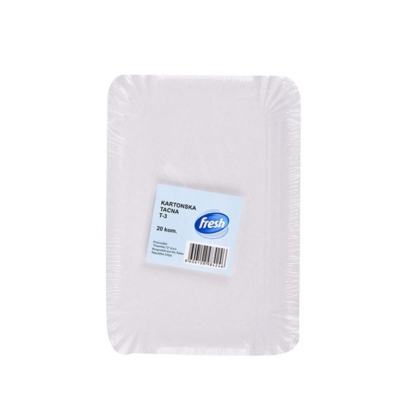 FRESH Kartonski tanjirići, T-3, 20 kom