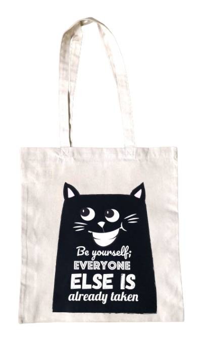 Gift Hub Ceger Crna maca, 38x42 cm, Beli