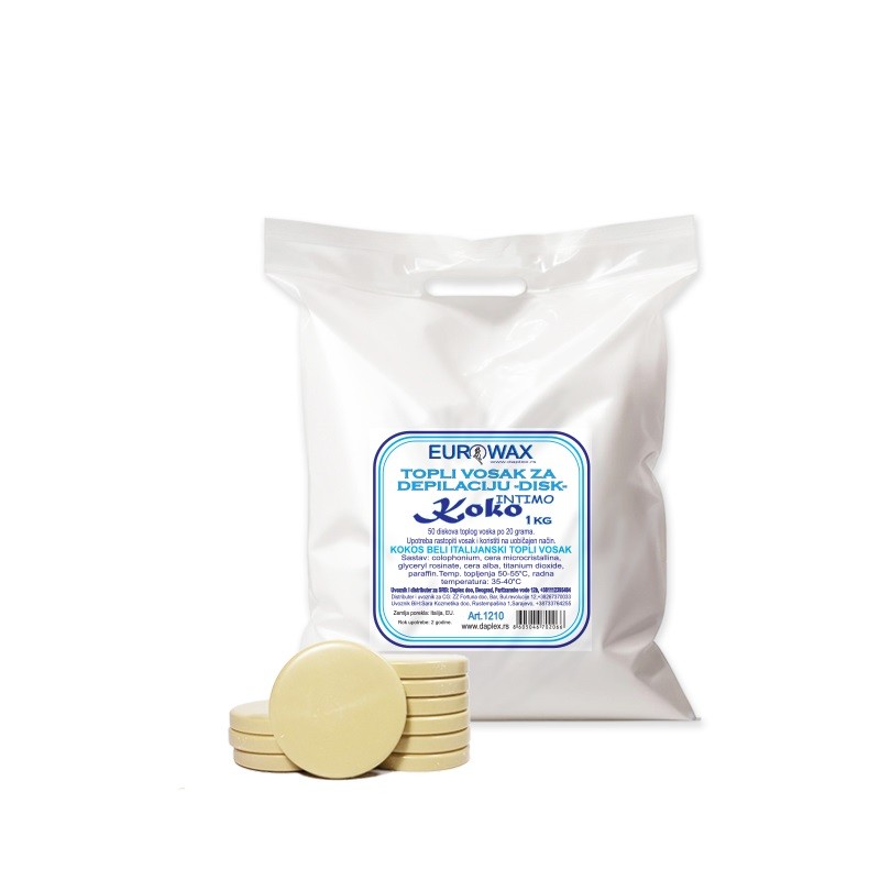 Eurowax Topli vosak za depilaciju Koko intimo, 1kg