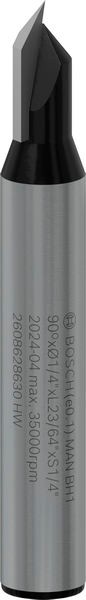 Bosch Glodalo za V-kanale PRO 2608628630, 90°, O1/4", 1/4"