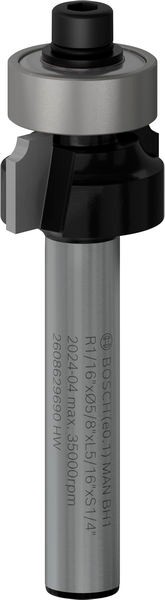 Bosch Glodalo za zaobljivanje PRO 2608629690, R1/16", 1/4"