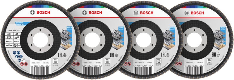 Bosch Lamelni disk X451 2608626159, O115, T29, Mix G, 60 komada