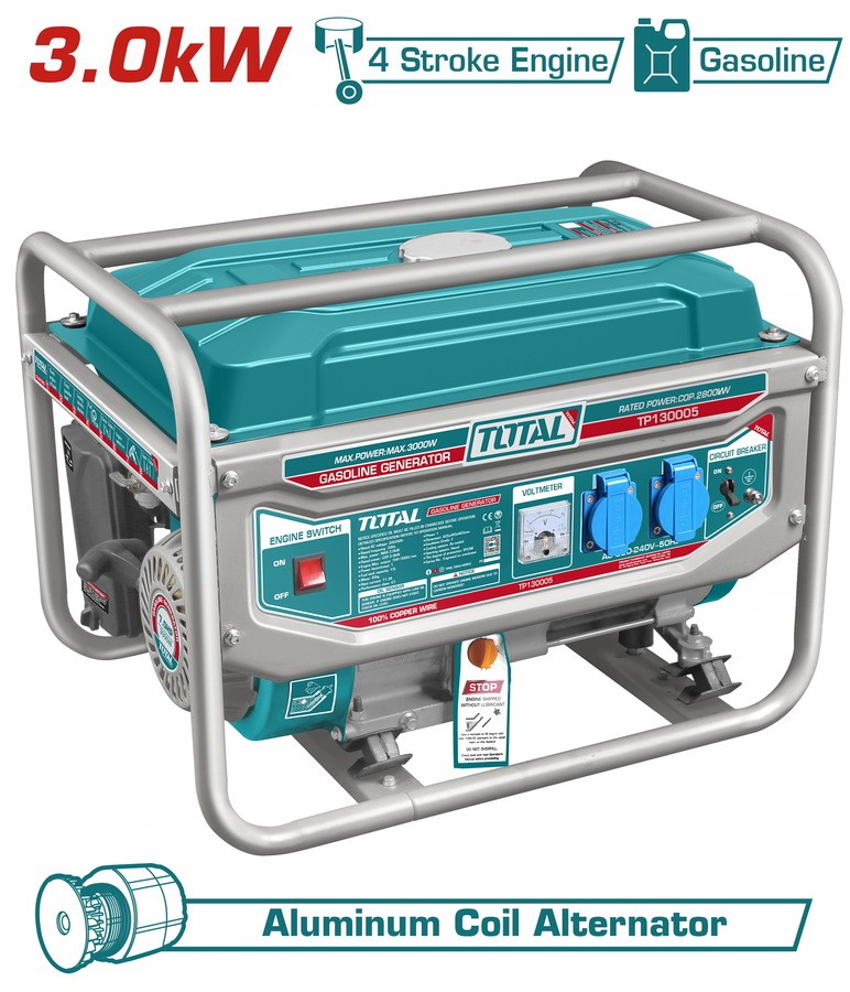 Total Benzinski generator TP130005