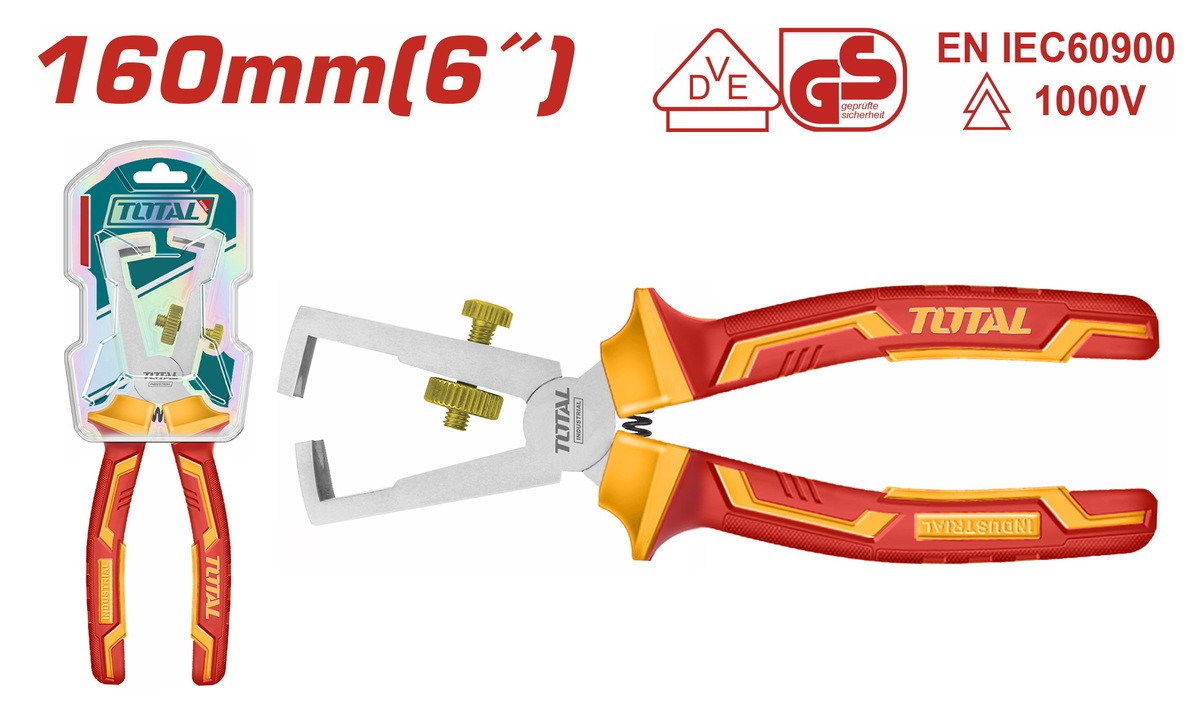 Total Klešta za skidanje izolacije THTIP2661, 160mm