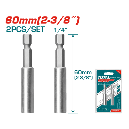 Total Magnetni držač bitova TAC461601, 60mm, 2 komada