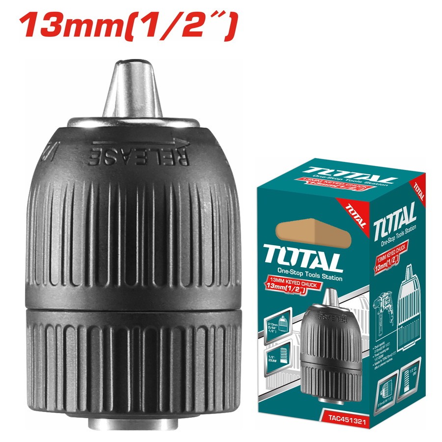 Total Samostezajuća glava TAC451321, 13mm, 1/2"