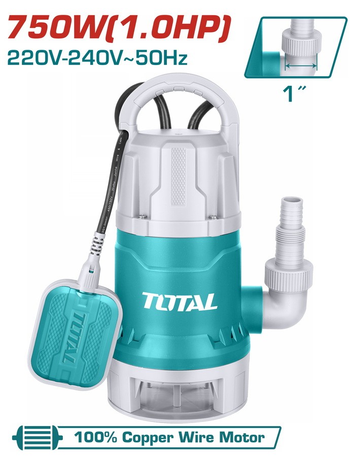 Total Potopna pumpa za otpadnu vodu TWP87506, 750W, 8m