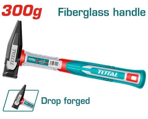 Total Bravarski čekić THMH62300, 300g, Fiberglas