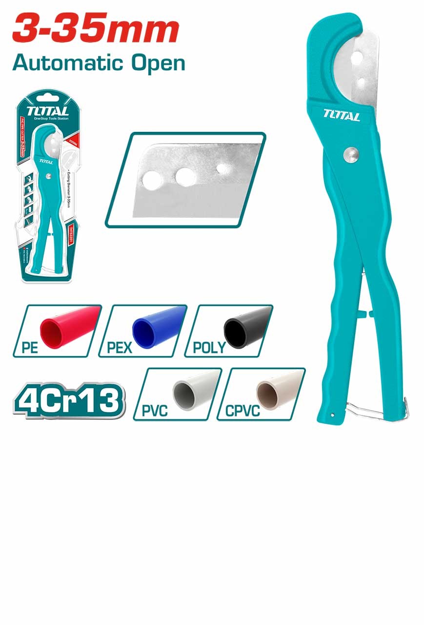 Total Sekač PVC cevi THT53351, 3-35mm
