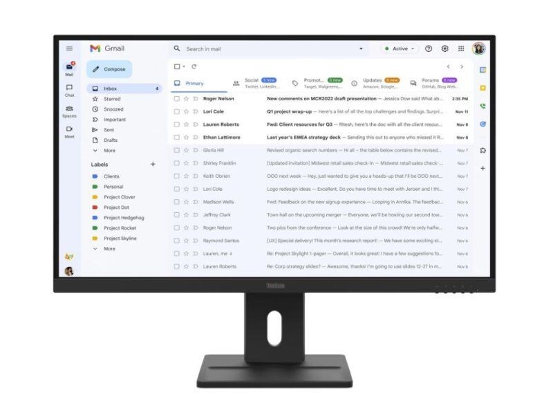 Lenovo Monitor E27-40 64BCMAR4EU, 27″, 1920x1080, IPS, 100 Hz, Crni