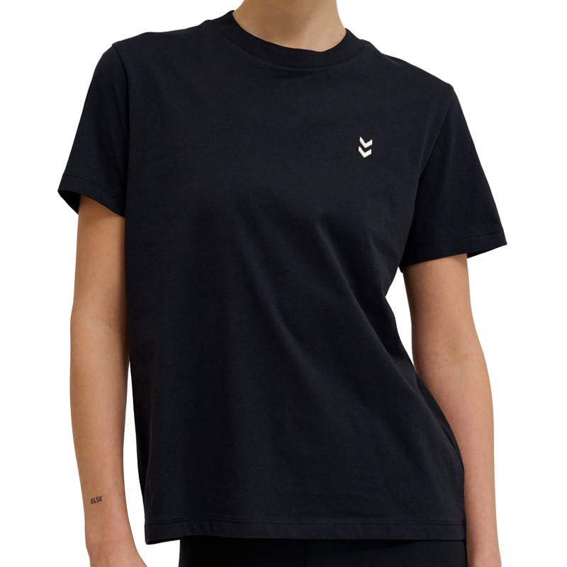 HUMMEL Ženska majica HMLPULSE CO REGULAR W, Crna