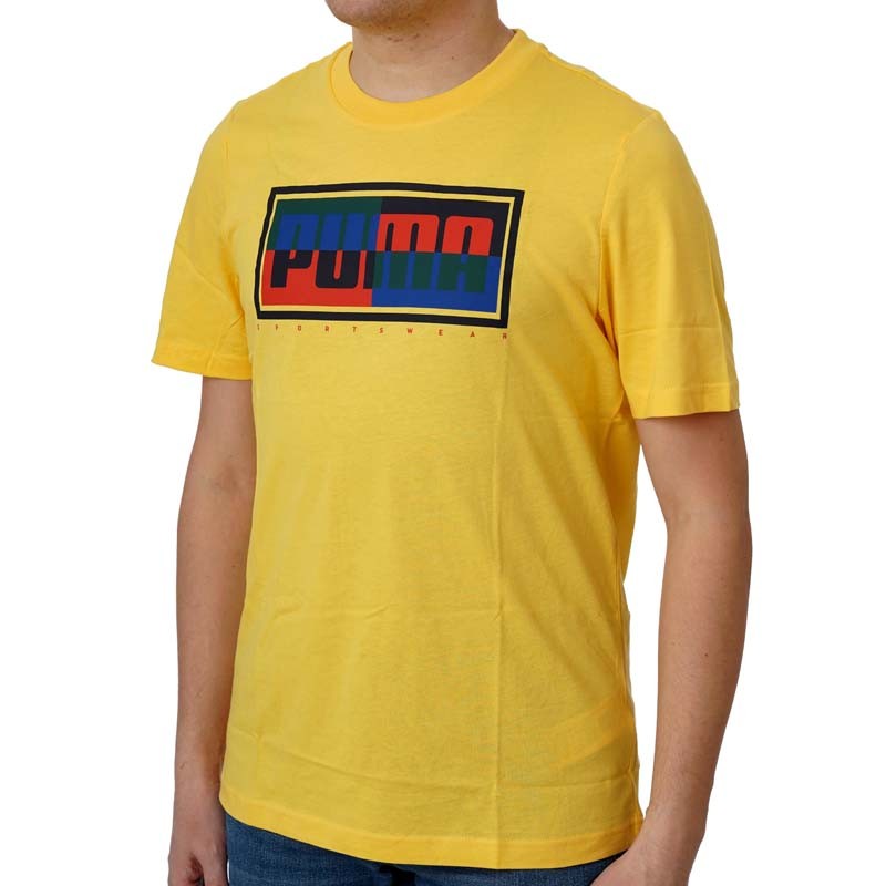 PUMA Muška majica GRAPHICS PUMA BOX TEE, Žuta