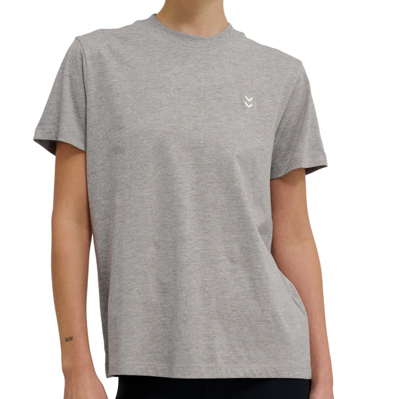 HUMMEL Ženska majica HMLPULSE CO REGULAR W, Siva